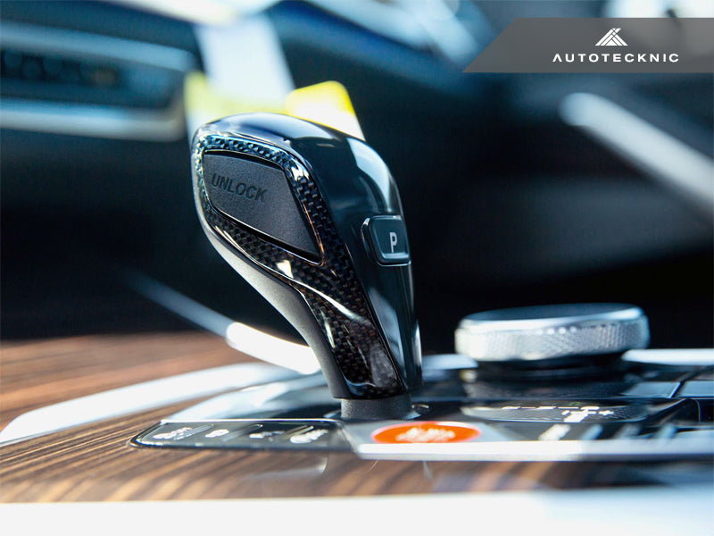 AutoTecknic Carbon Fiber Gear Selector Side Trims - G22 4-Series-Interior-Silicon Valley Bimmer