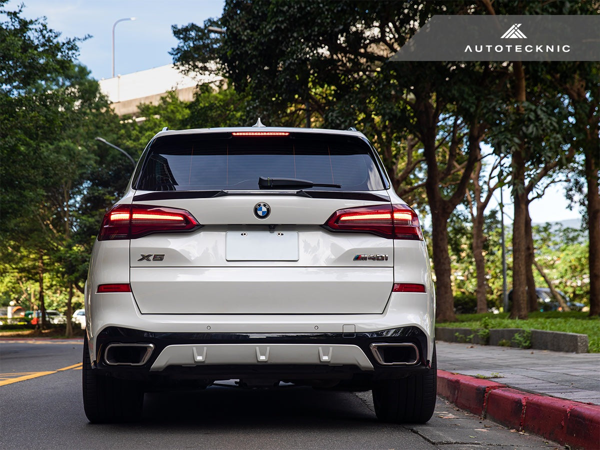AutoTecknic Carbon Fiber Hatch Spoiler - F95 X5M | G05 X5-Exterior-Silicon Valley Bimmer