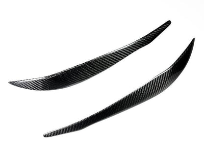 AutoTecknic Carbon Fiber Headlight Trim Set - F30 3 Series Sedan | F31 3 Series Wagon-Exterior-Silicon Valley Bimmer