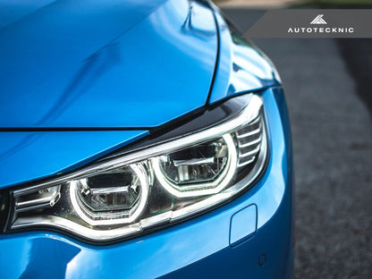 AutoTecknic Carbon Fiber Headlight Trim Set - F32/ F36 4-Series-Exterior-Silicon Valley Bimmer