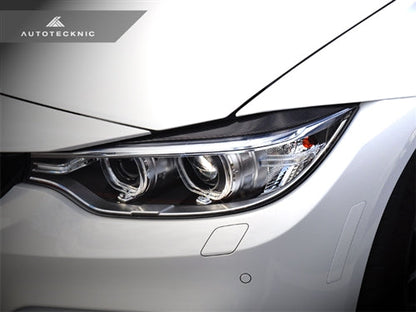 AutoTecknic Carbon Fiber Headlight Trim Set - F80 M3 | F82/ F83 M4-Exterior-Silicon Valley Bimmer