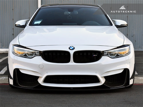 AutoTecknic Carbon Fiber Headlight Trim Set - F80 M3 | F82/ F83 M4-Exterior-Silicon Valley Bimmer