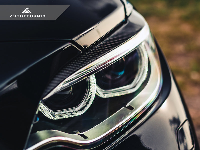 AutoTecknic Carbon Fiber Headlight Trim Set - F87 M2/ M2 Competition | F22 2-Series-Exterior-Silicon Valley Bimmer