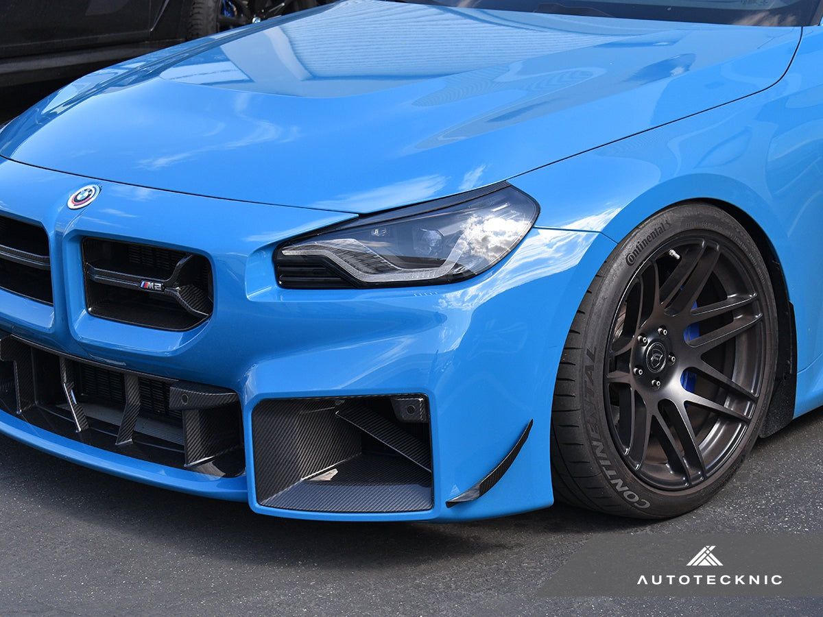AutoTecknic Carbon Fiber Headlight Trim Set - G87 M2-Exterior-Silicon Valley Bimmer