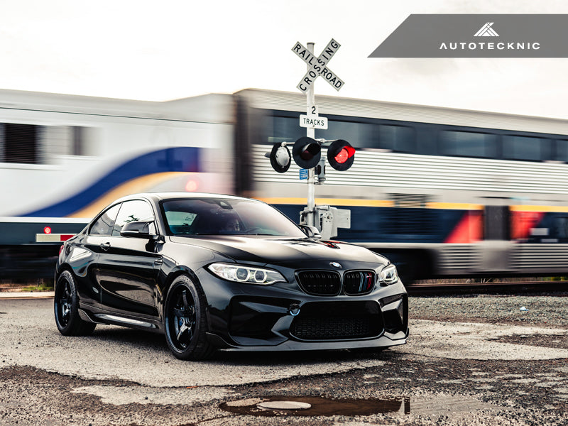 AutoTecknic Carbon Fiber M-Inspired Mirror Covers - F20 1-Series | F22 2-Series | F30 3-Series | F32/ F36 4-Series | F87 M2-Exterior-Silicon Valley Bimmer