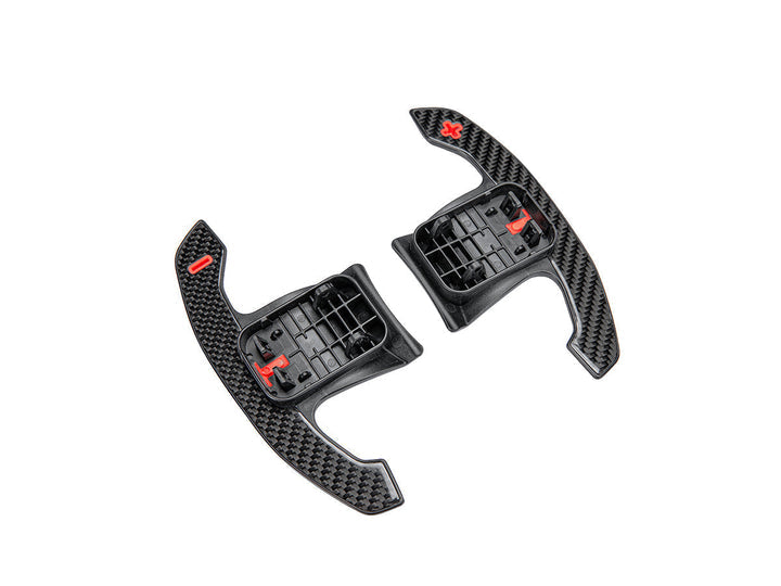 AutoTecknic Carbon Fiber Pole Position Shift Paddles - A90 Supra-Interior-Silicon Valley Bimmer