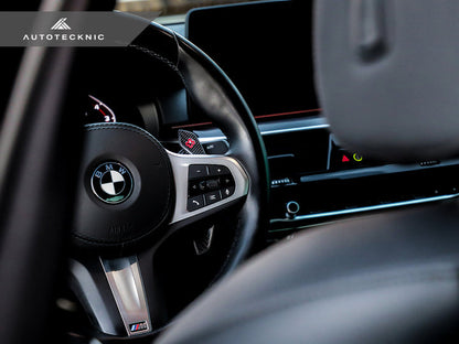 AutoTecknic Carbon Fiber Pole Position Shift Paddles - A90 Supra-Interior-Silicon Valley Bimmer