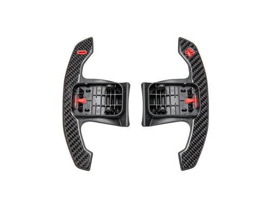 AutoTecknic Carbon Fiber Pole Position Shift Paddles - F96 X6M-Interior-Silicon Valley Bimmer