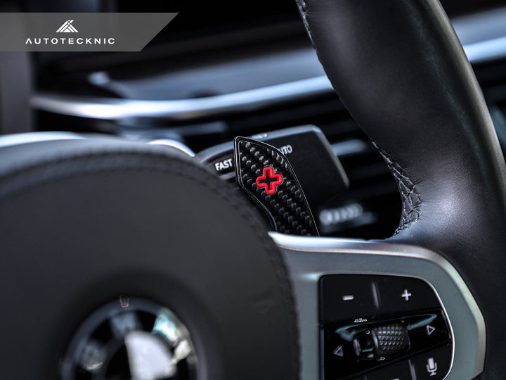 AutoTecknic Carbon Fiber Pole Position Shift Paddles - F98 X4M-Interior-Silicon Valley Bimmer