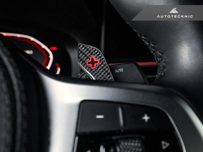 AutoTecknic Carbon Fiber Pole Position Shift Paddles - G30 5-Series-Interior-Silicon Valley Bimmer