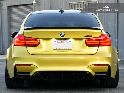 AutoTecknic Carbon Fiber Rear Bumper Trim - F80 M3 | F82/ F83 M4-Exterior-Silicon Valley Bimmer