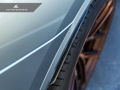 AutoTecknic Carbon Fiber Rear Splash Guards - F97 X3M | G01 X3-Exterior-Silicon Valley Bimmer