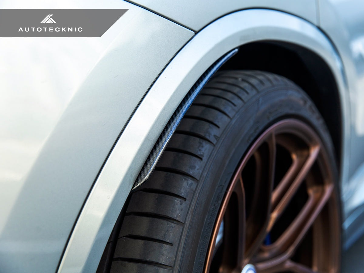 AutoTecknic Carbon Fiber Rear Splash Guards - F97 X3M | G01 X3-Exterior-Silicon Valley Bimmer