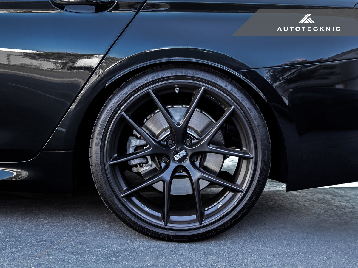 AutoTecknic Carbon Fiber Rear Wheel Arch Extension Set - G30 5-Series-Exterior-Silicon Valley Bimmer