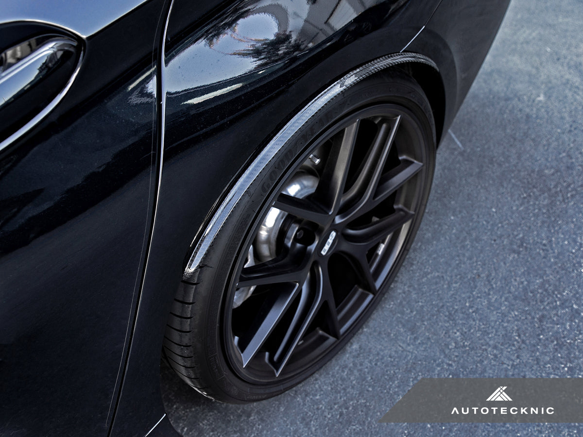 AutoTecknic Carbon Fiber Rear Wheel Arch Extension Set - G30 5-Series-Exterior-Silicon Valley Bimmer