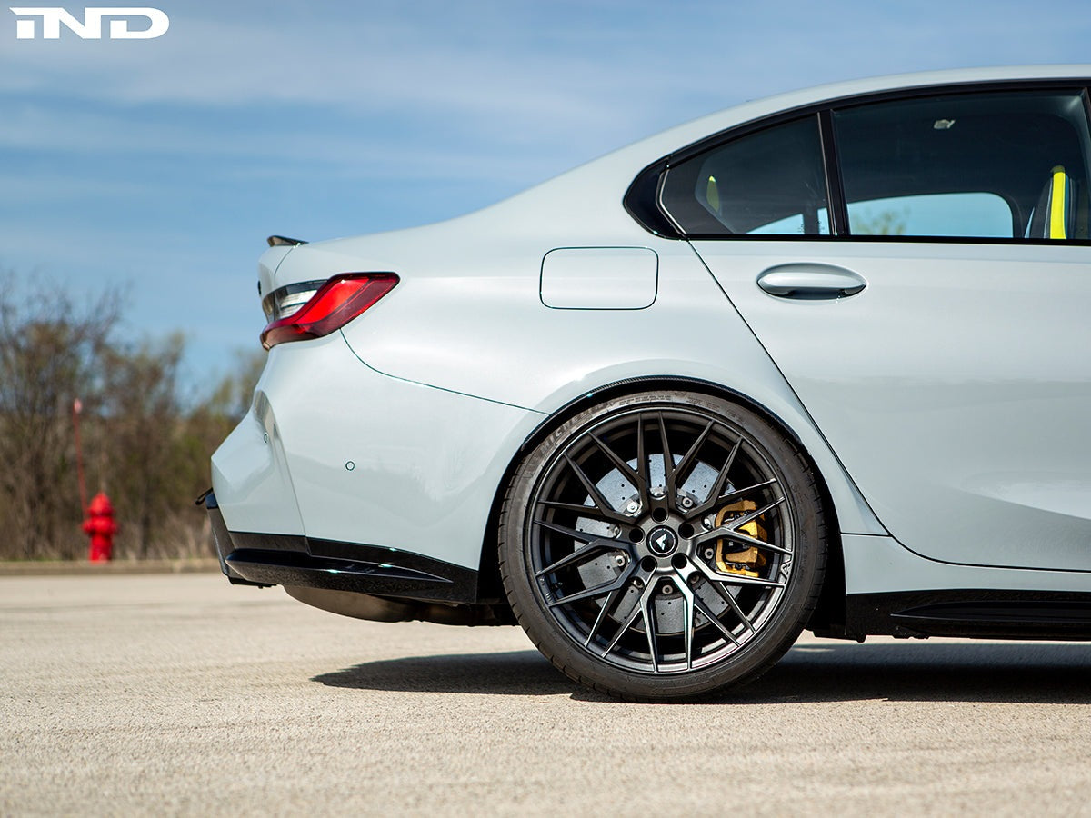 AutoTecknic Carbon Fiber Rear Wheel Arch Extension Set - G80 M3