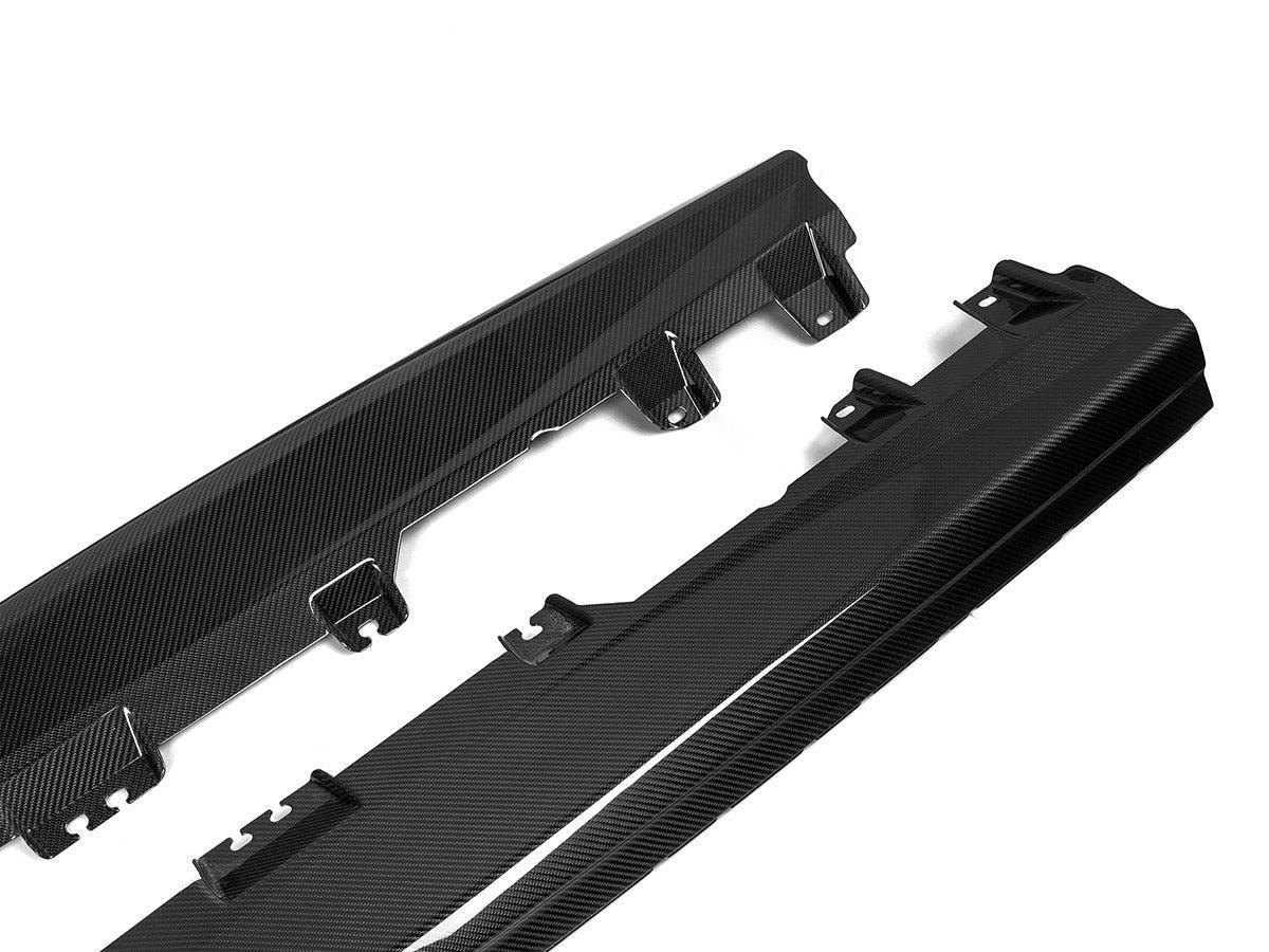AutoTecknic Carbon Fiber Side Skirt Extension Set - F96 X6M | G06 X6-Exterior-Silicon Valley Bimmer