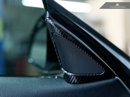 AutoTecknic Carbon Fiber Speaker Tweeter Cover - F32/ F33/ F36 4-Series-Interior-Silicon Valley Bimmer