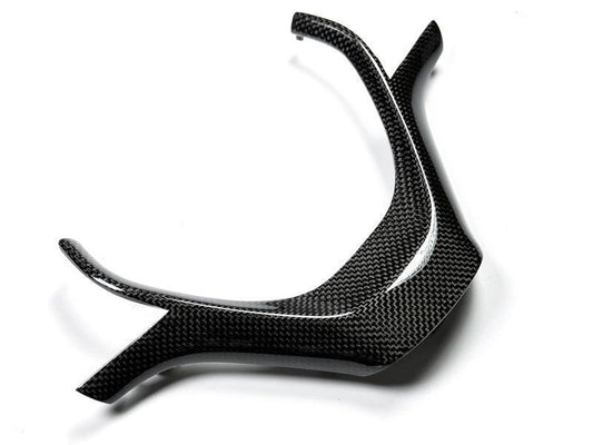 AutoTecknic Carbon Fiber Steering Wheel Trim - F20 1-Series | F22 2-Series | F30/ F34 3-Series | F32/ F36 4-Series-Interior-Silicon Valley Bimmer