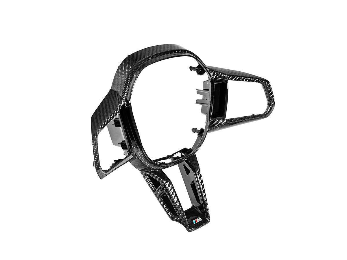 AutoTecknic Carbon Fiber Steering Wheel Trim - G45 X3 M-Sport-Interior-Silicon Valley Bimmer