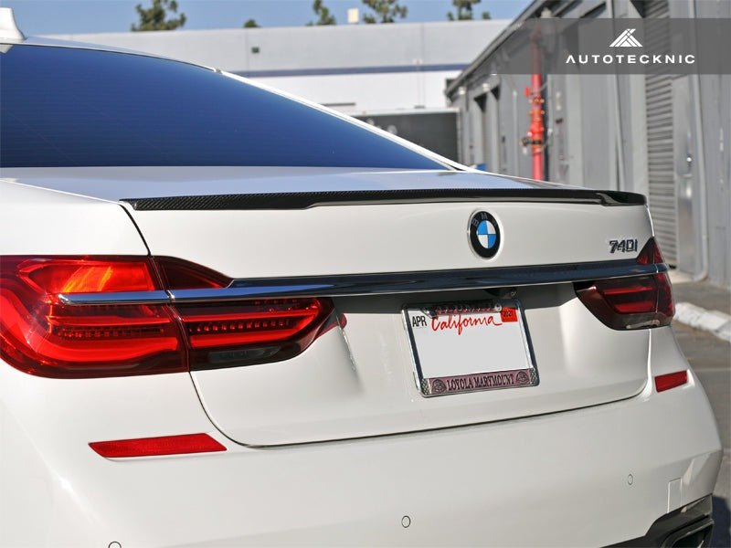 AutoTecknic Carbon Fiber Trunk Lip Spoiler - G11/ G12 7-Series-Exterior-Silicon Valley Bimmer