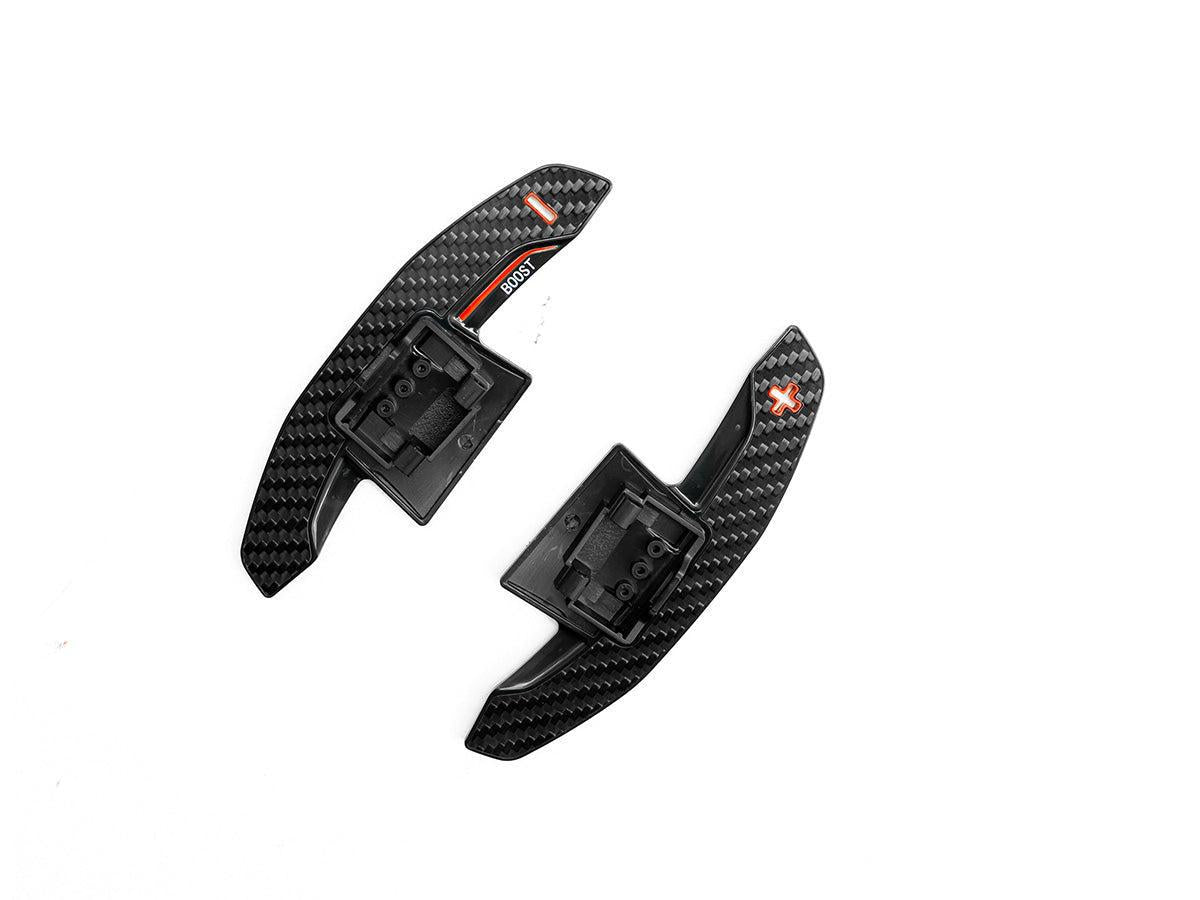 AutoTecknic Carbon Fiber V2 Pole Position Shift Paddles - BMW G9X M5 & More 2024-Up-Competition Shift Paddles-Silicon Valley Bimmer