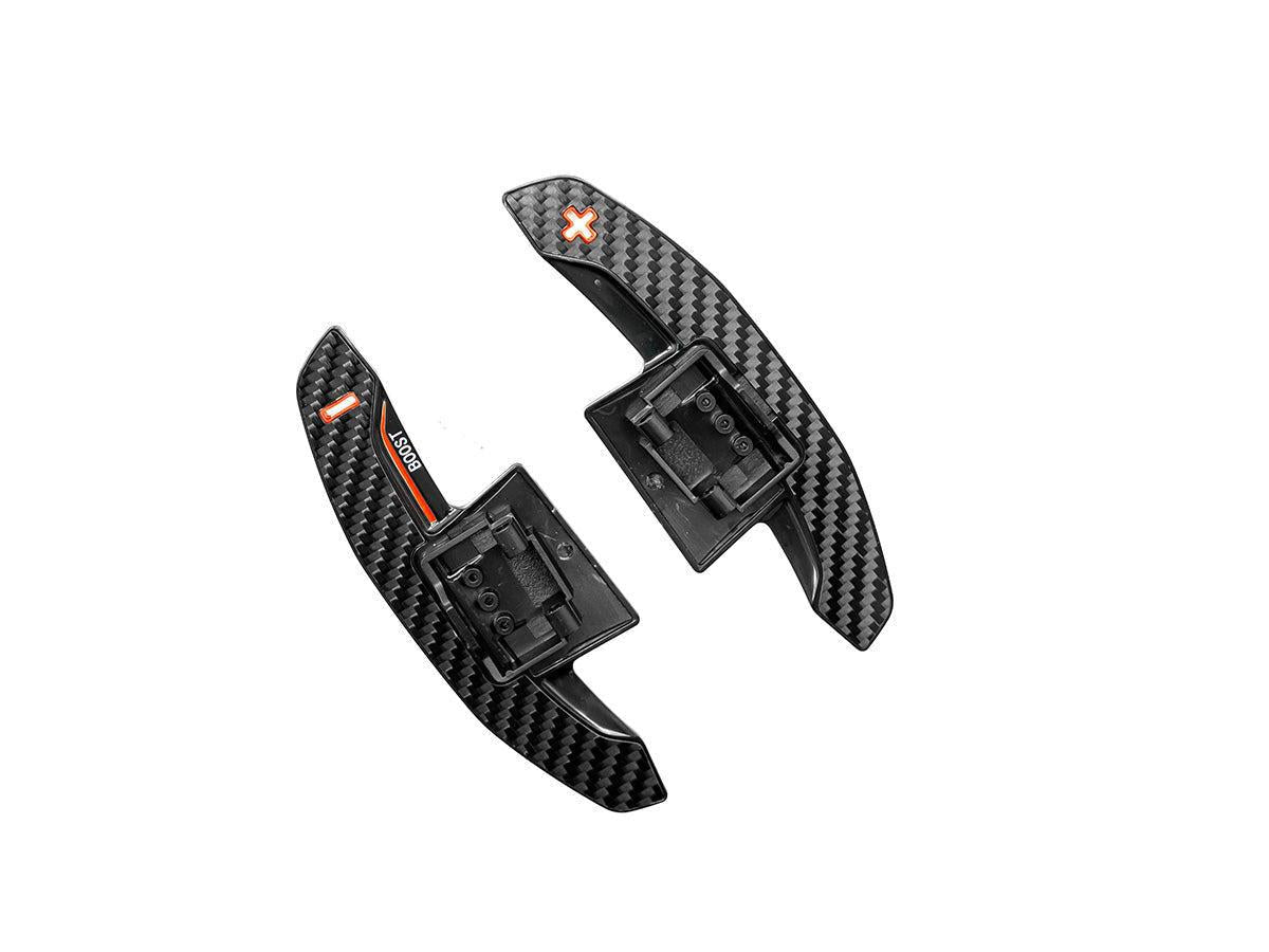 AutoTecknic Carbon Fiber V2 Pole Position Shift Paddles - BMW G9X M5 & More 2024-Up-Competition Shift Paddles-Silicon Valley Bimmer