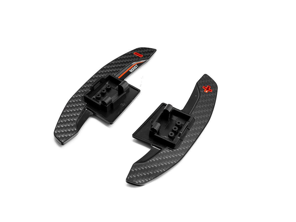 AutoTecknic Carbon Fiber V2 Pole Position Shift Paddles - BMW G9X M5 & More 2024-Up-Competition Shift Paddles-Silicon Valley Bimmer