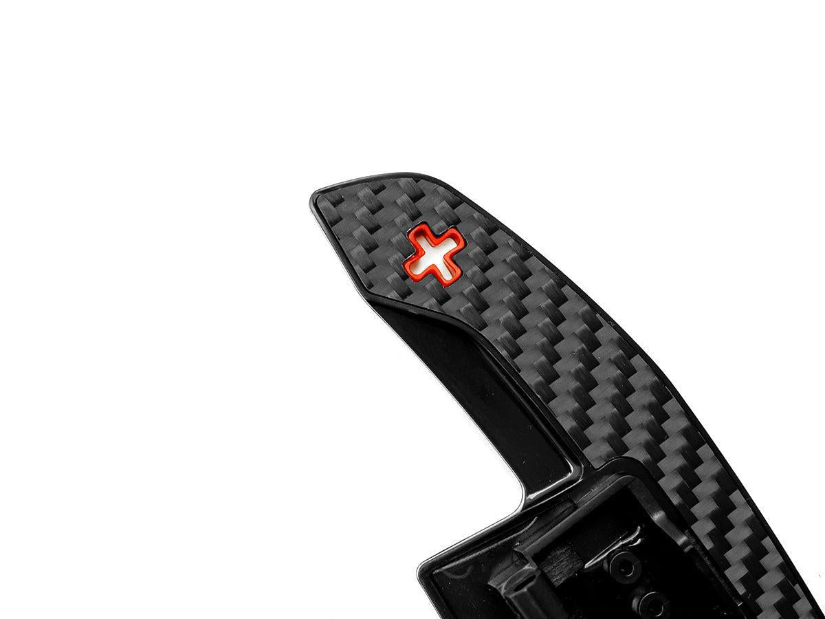 AutoTecknic Carbon Fiber V2 Pole Position Shift Paddles - BMW G9X M5 & More 2024-Up-Competition Shift Paddles-Silicon Valley Bimmer