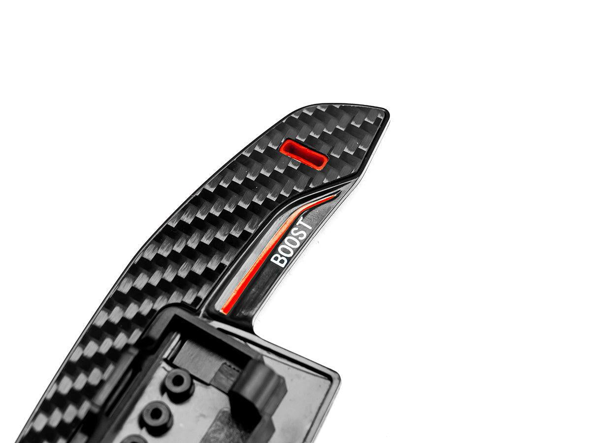 AutoTecknic Carbon Fiber V2 Pole Position Shift Paddles - BMW G9X M5 & More 2024-Up-Competition Shift Paddles-Silicon Valley Bimmer