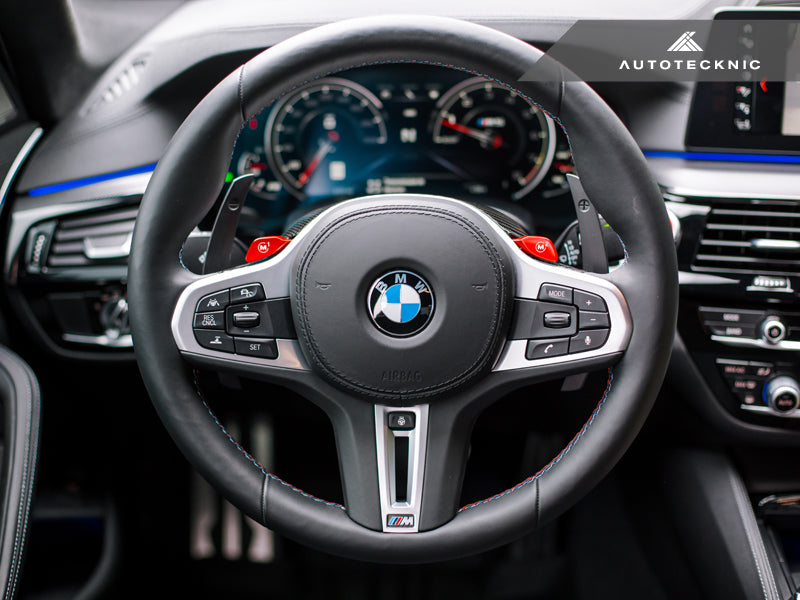 AutoTecknic Competition Shift Paddles - F90 M5 | G30 5-Series | G32 6-Series GT-Interior-Silicon Valley Bimmer