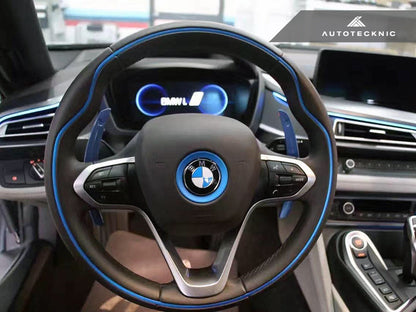 AutoTecknic Competition Shift Paddles - i8-Interior-Silicon Valley Bimmer