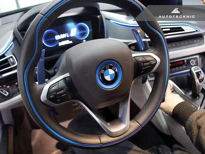 AutoTecknic Competition Shift Paddles - i8-Interior-Silicon Valley Bimmer