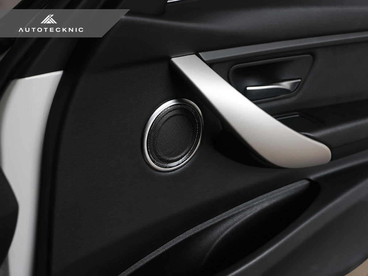 AutoTecknic Door Panel Speaker Mesh Cover Set - BMW F-Chassis-Interior-Silicon Valley Bimmer