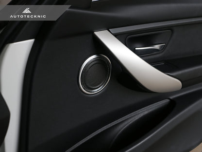 AutoTecknic Door Panel Speaker Mesh Cover Set - BMW F-Chassis-Interior-Silicon Valley Bimmer
