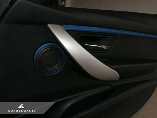 AutoTecknic Door Panel Speaker Mesh Cover Set - BMW F-Chassis-Interior-Silicon Valley Bimmer