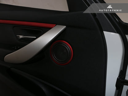 AutoTecknic Door Panel Speaker Mesh Cover Set - BMW F-Chassis-Interior-Silicon Valley Bimmer