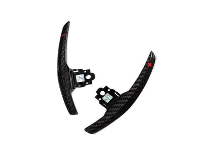 AutoTecknic Dry Carbon Battle Version Shift Paddles - F87 M2 | F80 M3 | F82/ F83 M4 | F10 M5 LCI | F06/ F12/ F13 M6 | F85 X5M | F86 X6M-Interior-Silicon Valley Bimmer