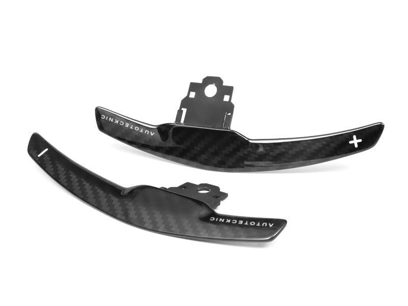 AutoTecknic Dry Carbon Battle Version Shift Paddles - F87 M2 | F80 M3 | F82/ F83 M4 | F10 M5 LCI | F06/ F12/ F13 M6 | F85 X5M | F86 X6M-Interior-Silicon Valley Bimmer