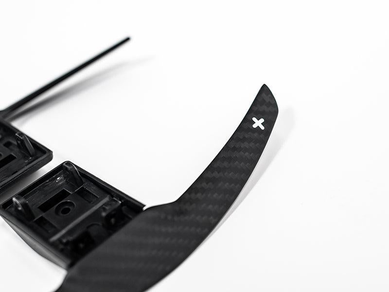 AutoTecknic Dry Carbon Battle Version Shift Paddles - F87 M2 | F80 M3 | F82/ F83 M4 | F10 M5 LCI | F06/ F12/ F13 M6 | F85 X5M | F86 X6M-Interior-Silicon Valley Bimmer
