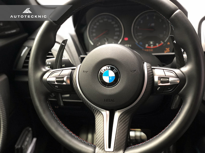 AutoTecknic Dry Carbon Battle Version Shift Paddles - F87 M2 | F80 M3 | F82/ F83 M4 | F10 M5 LCI | F06/ F12/ F13 M6 | F85 X5M | F86 X6M-Interior-Silicon Valley Bimmer