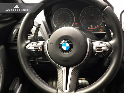 AutoTecknic Dry Carbon Battle Version Shift Paddles - F87 M2 | F80 M3 | F82/ F83 M4 | F10 M5 LCI | F06/ F12/ F13 M6 | F85 X5M | F86 X6M-Interior-Silicon Valley Bimmer