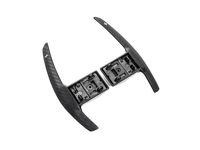 AutoTecknic Dry Carbon Battle Version Shift Paddles - F87 M2 | F80 M3 | F82/ F83 M4 | F10 M5 LCI | F06/ F12/ F13 M6 | F85 X5M | F86 X6M-Interior-Silicon Valley Bimmer