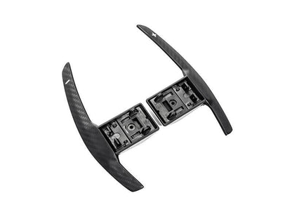 AutoTecknic Dry Carbon Battle Version Shift Paddles - F87 M2 | F80 M3 | F82/ F83 M4 | F10 M5 LCI | F06/ F12/ F13 M6 | F85 X5M | F86 X6M-Interior-Silicon Valley Bimmer