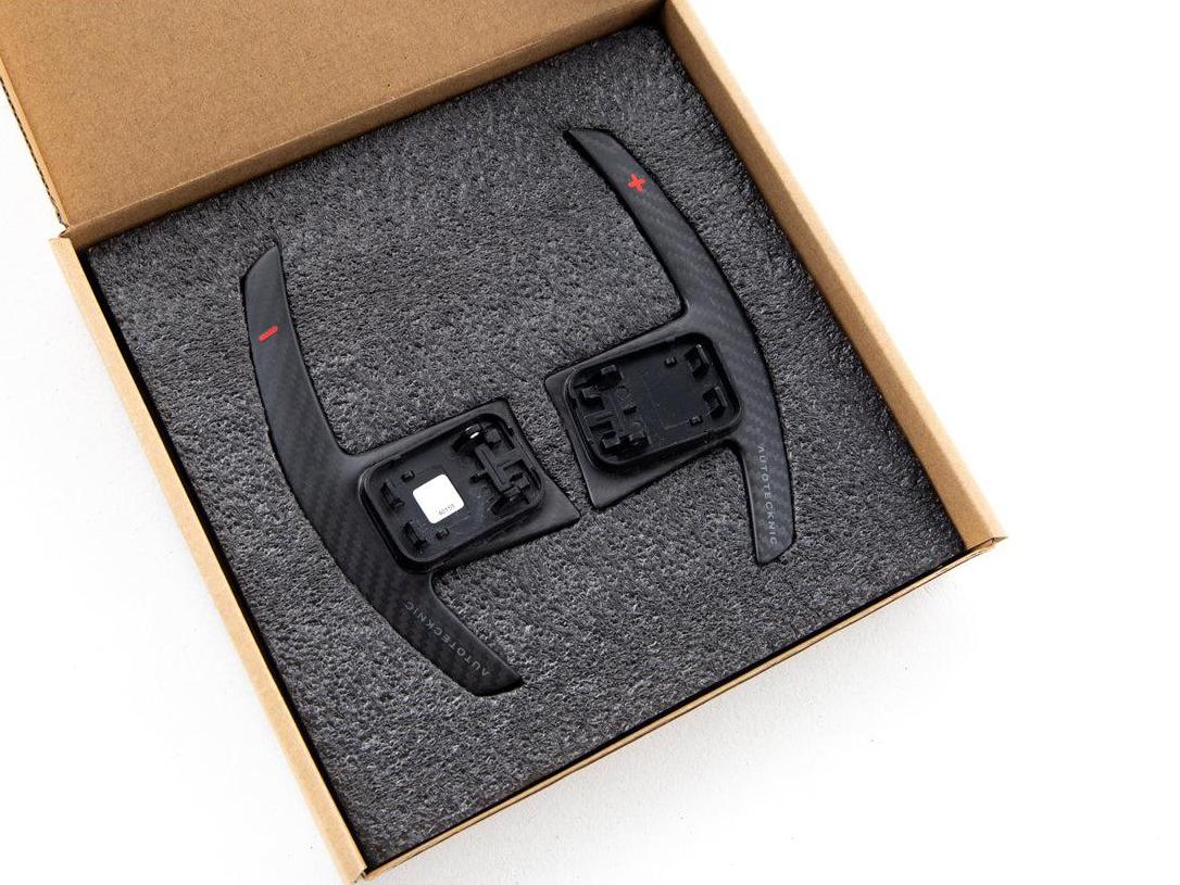 AutoTecknic Dry Carbon Battle Version Shift Paddles - F90 M5 | G30 5-Series | G32 6-Series GT-Interior-Silicon Valley Bimmer
