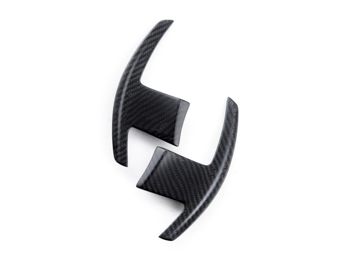 AutoTecknic Dry Carbon Battle Version Shift Paddles - F90 M5 | G30 5-Series | G32 6-Series GT-Interior-Silicon Valley Bimmer