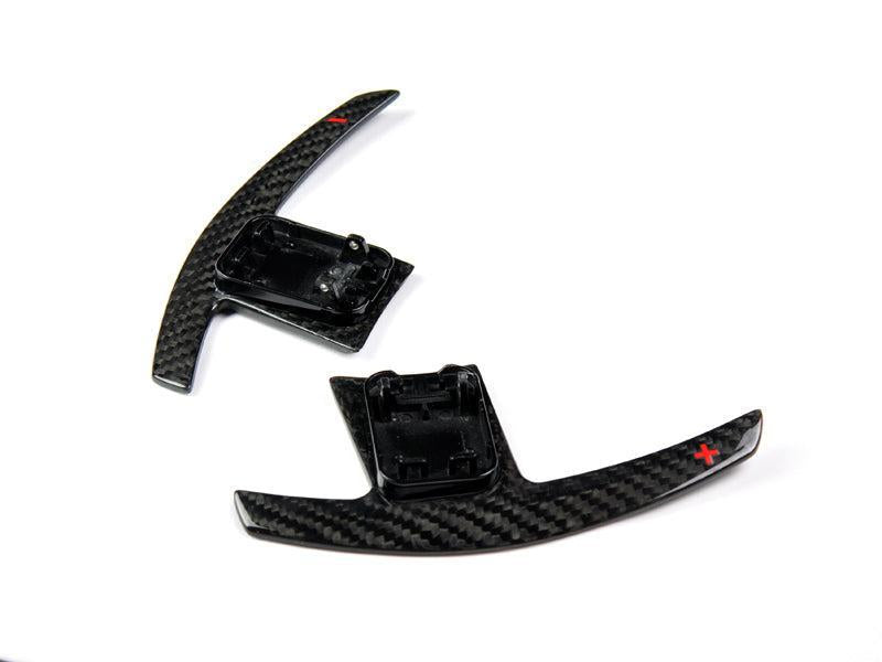 AutoTecknic Dry Carbon Battle Version Shift Paddles - F90 M5 | G30 5-Series | G32 6-Series GT-Interior-Silicon Valley Bimmer