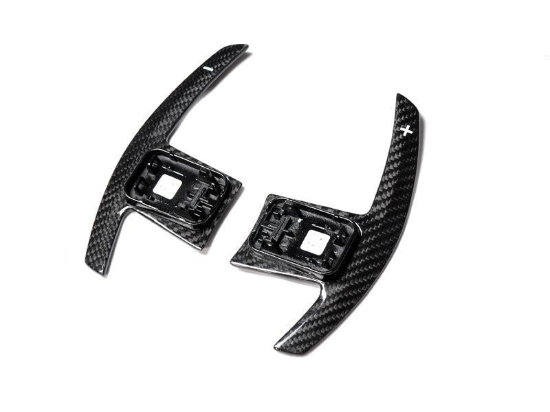 AutoTecknic Dry Carbon Battle Version Shift Paddles - F90 M5 | G30 5-Series | G32 6-Series GT-Interior-Silicon Valley Bimmer