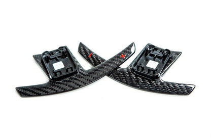 AutoTecknic Dry Carbon Battle Version Shift Paddles - F95 X5M | F96 X6M-Interior-Silicon Valley Bimmer