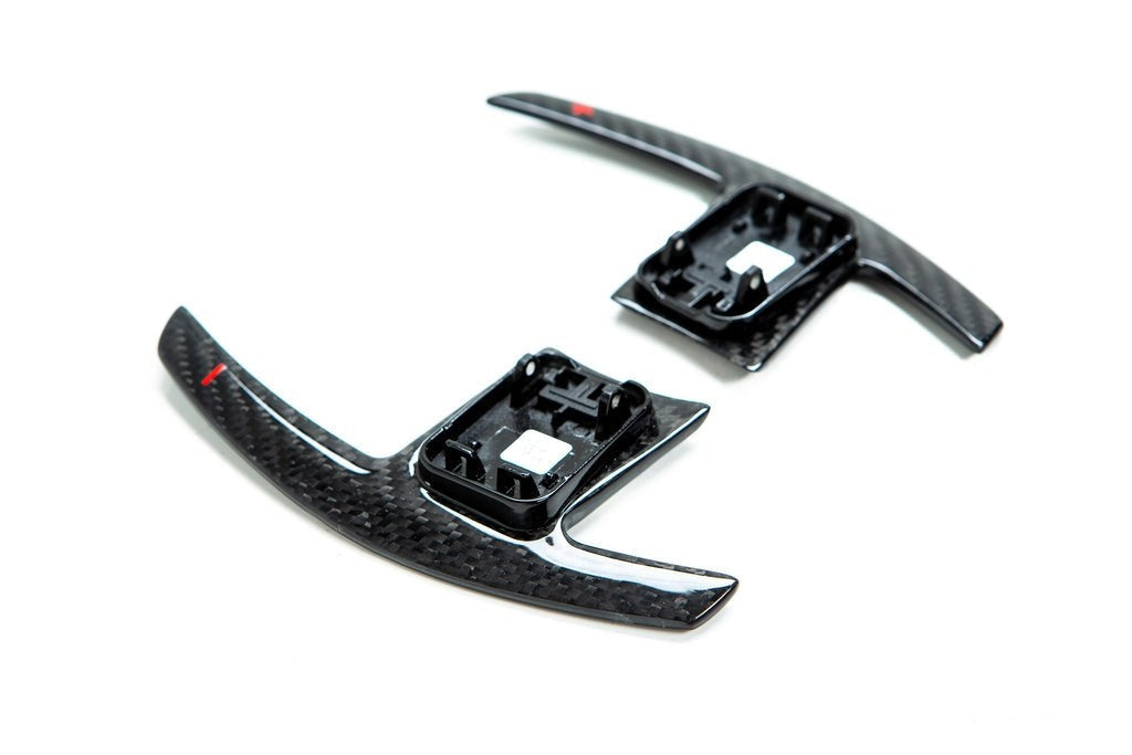 AutoTecknic Dry Carbon Battle Version Shift Paddles - F95 X5M | F96 X6M-Interior-Silicon Valley Bimmer